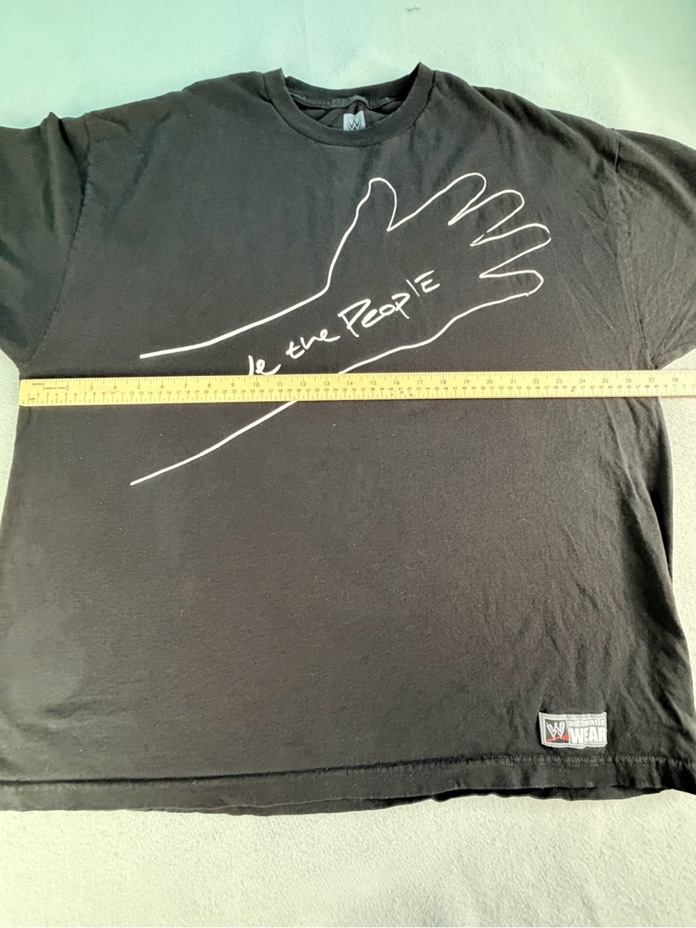 WWE Authentic Jack Swagger "We The People" Black T-Shirt Men's 3X - Picture 5 of 5